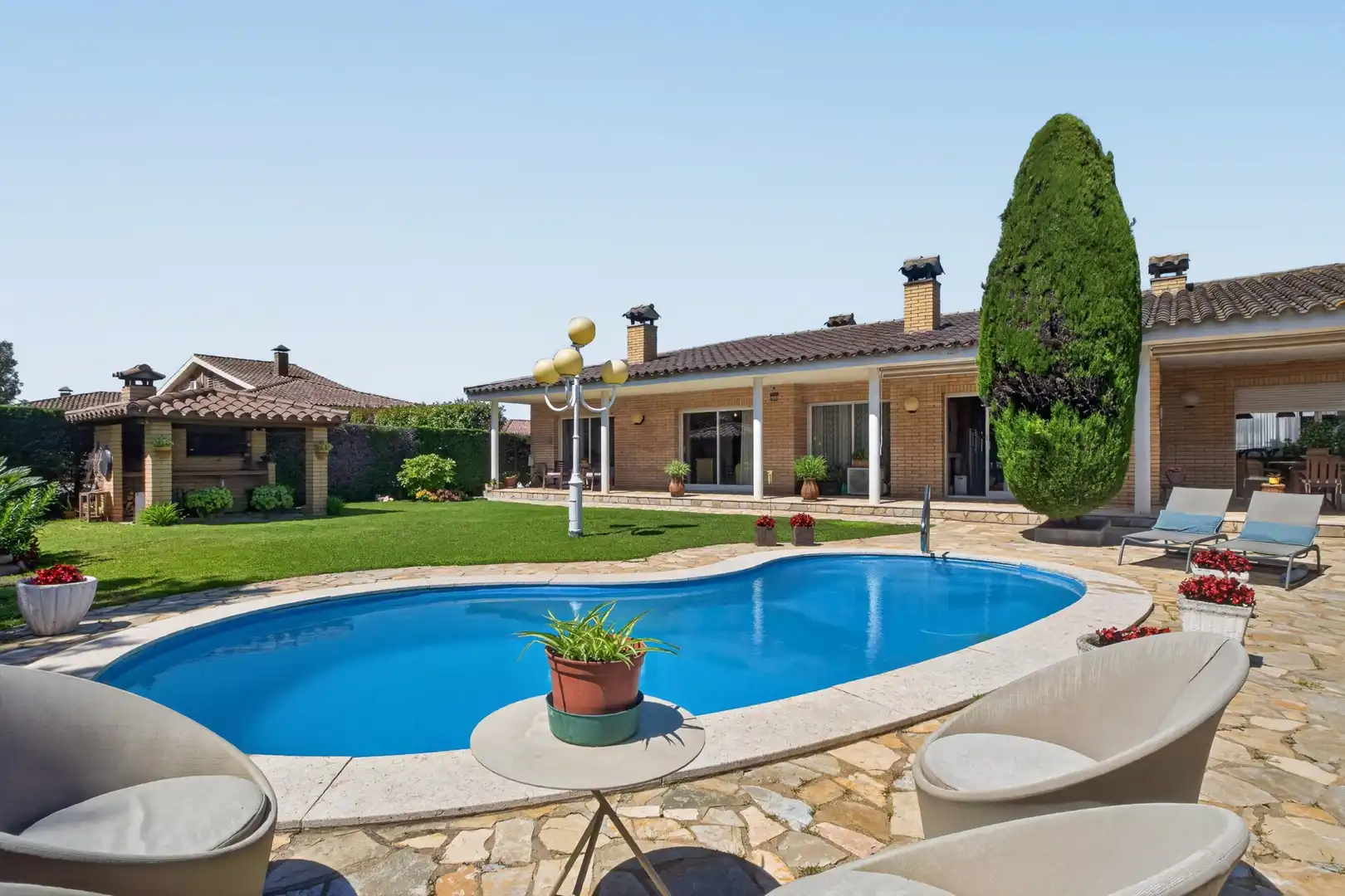 Jardín de Casa o chalet en venta en Quart con Aire acondicionado, Calefacción y Trastero