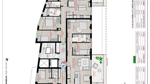Foto 4 de Piso en venta en Rúa Ramón Cabanillas, 17, Acea de Ama - O Burgo, Culleredo