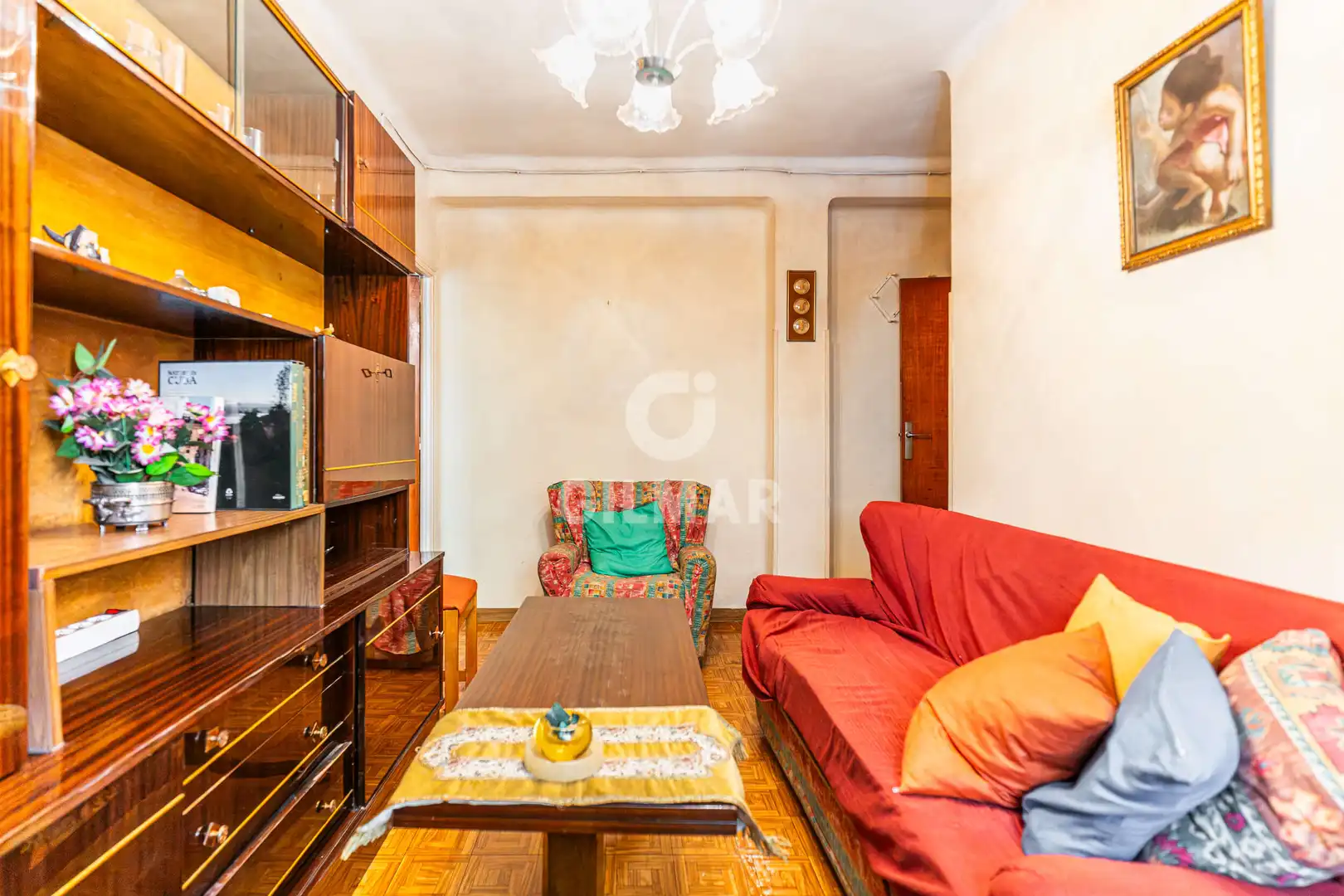 Sala d'estar de Pis en venda en Madrid