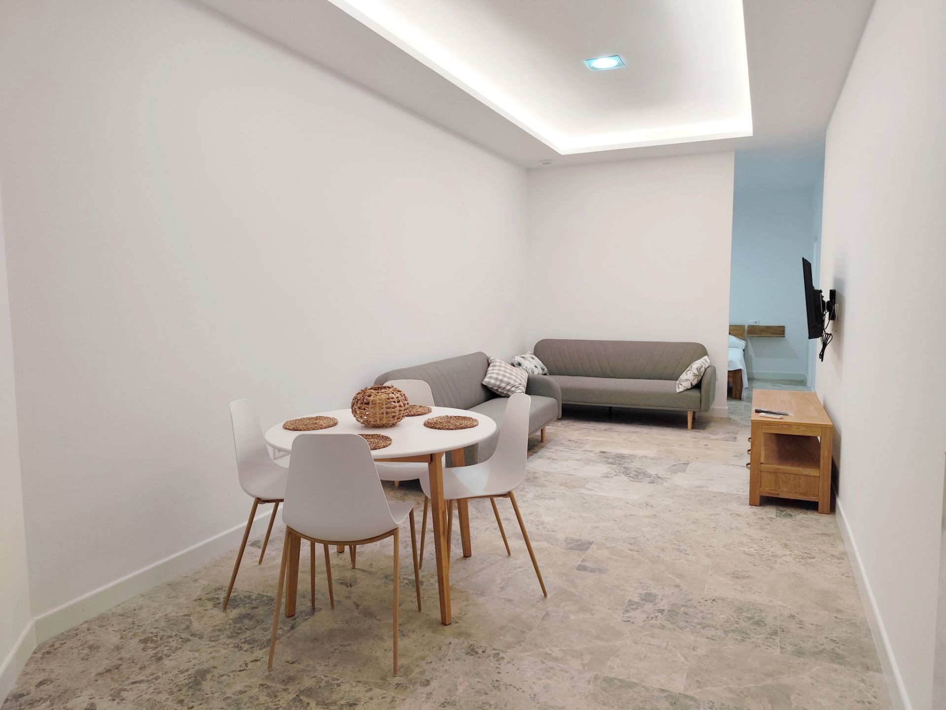 Living room of Apartment to rent in Sanlúcar de Barrameda  with Air Conditioner, Heating and Furnished