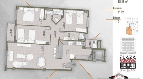 Foto 3 de Pis en venda a Plaza Plaza Arquitectos Cerdán y Beltri, 19, La Unión ciudad, La Unión