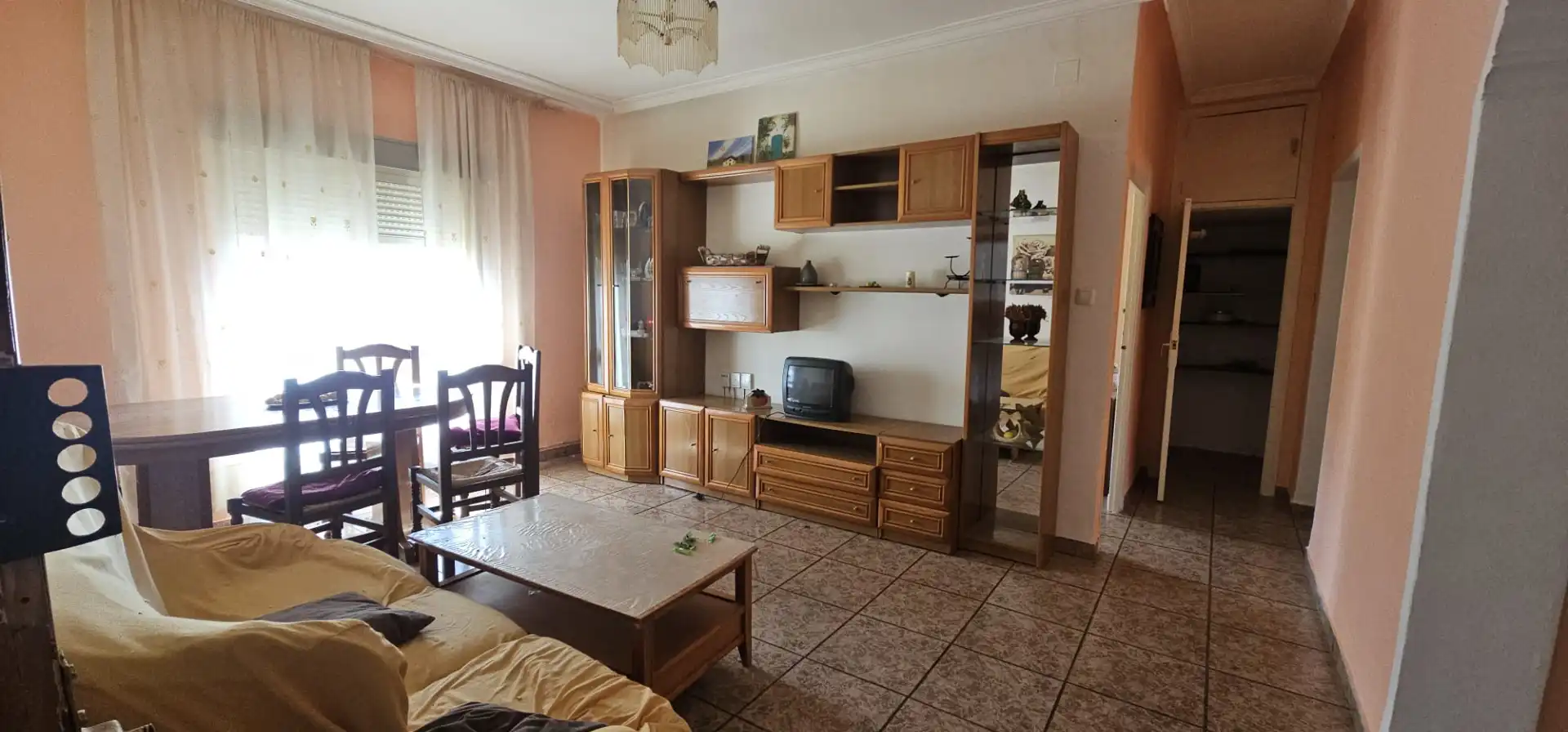 Sala de estar de Piso en venta en Puertollano con Amueblado y Balcón