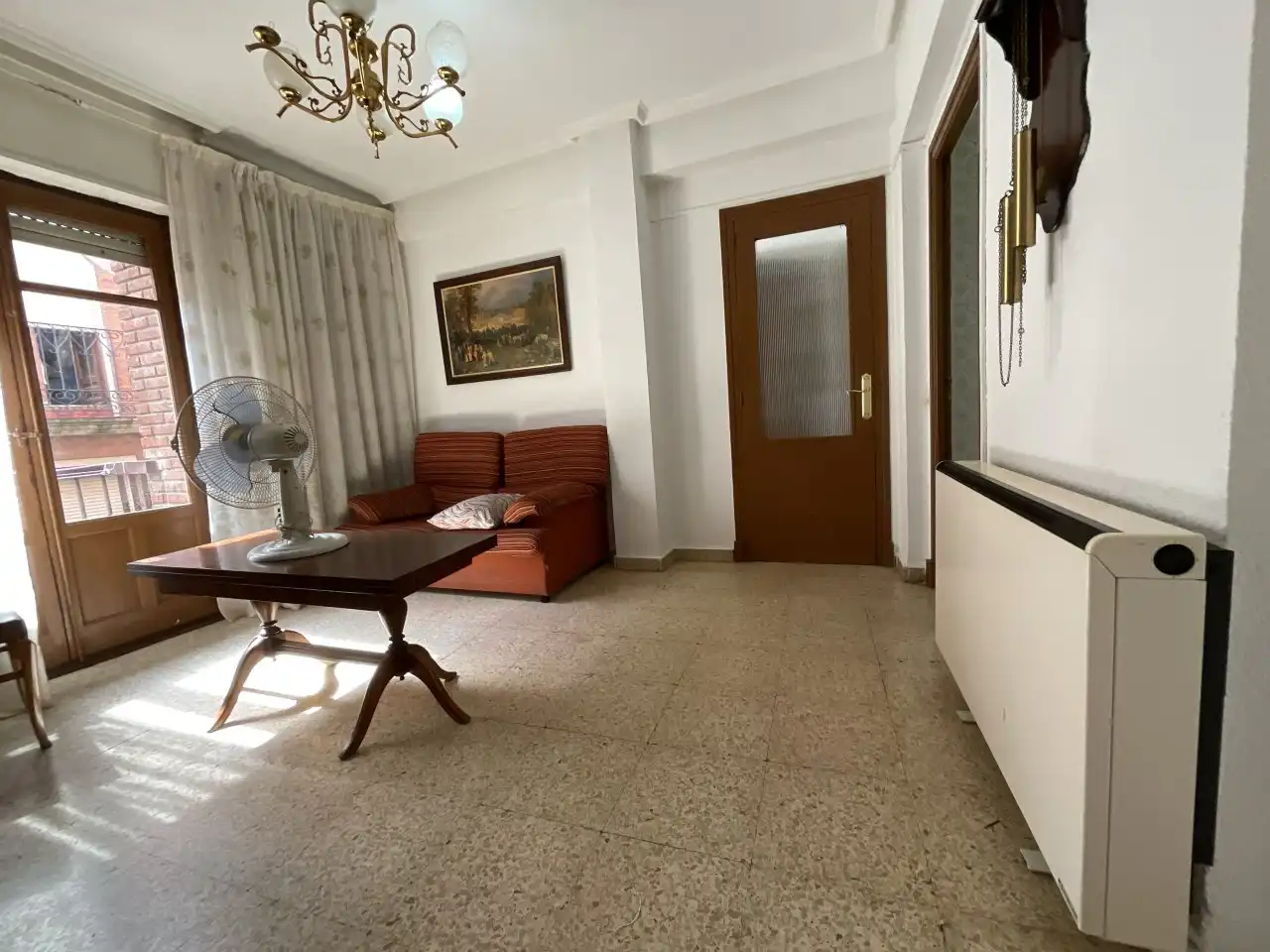 Living room of Flat for sale in Santo Domingo de la Calzada  with Heating, Furnished and Balcony