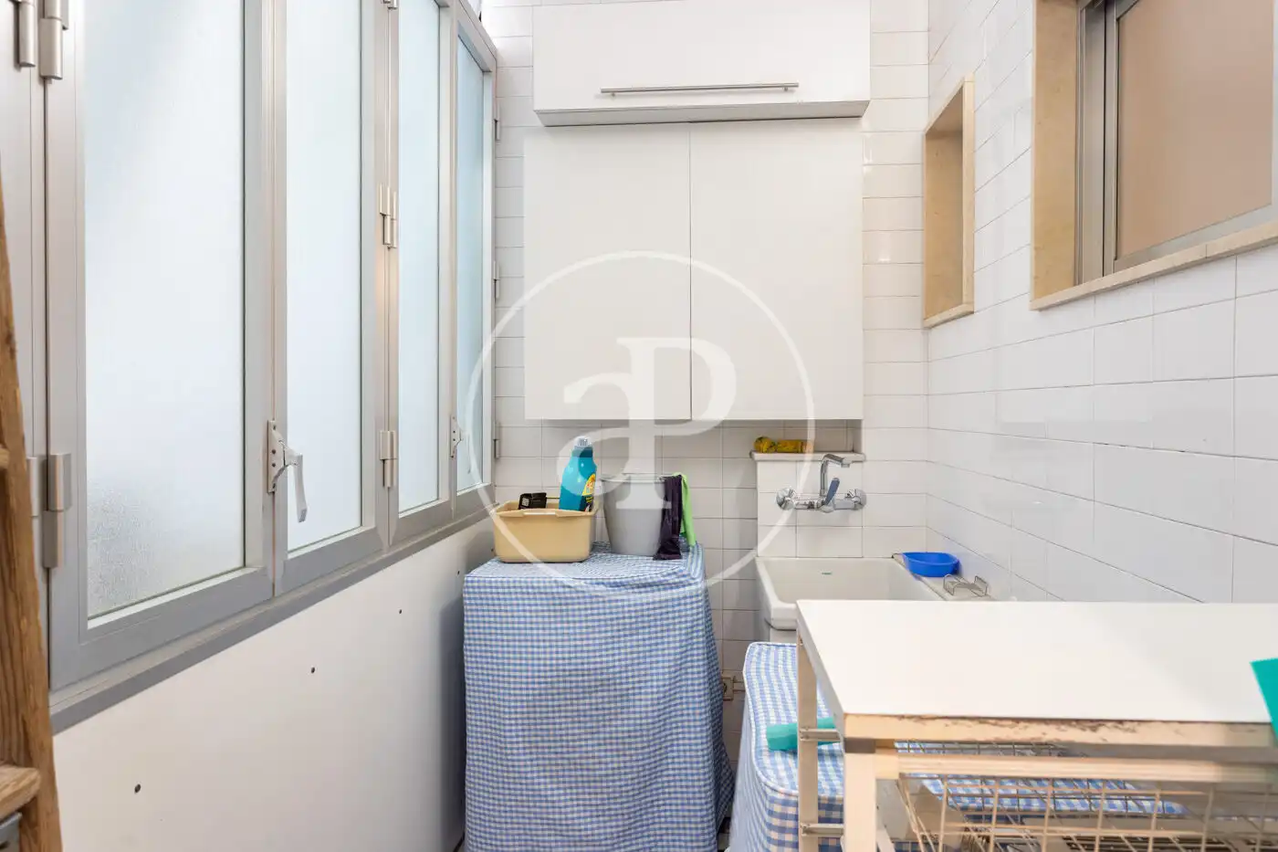 Kitchen of Flat for rent in Barcelona  with Air Conditioner, Heating and Private garden