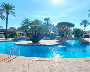 Swimming pool of Single-family semi-detached for sale in Dénia  with Air Conditioner, Terrace and Swimming Pool