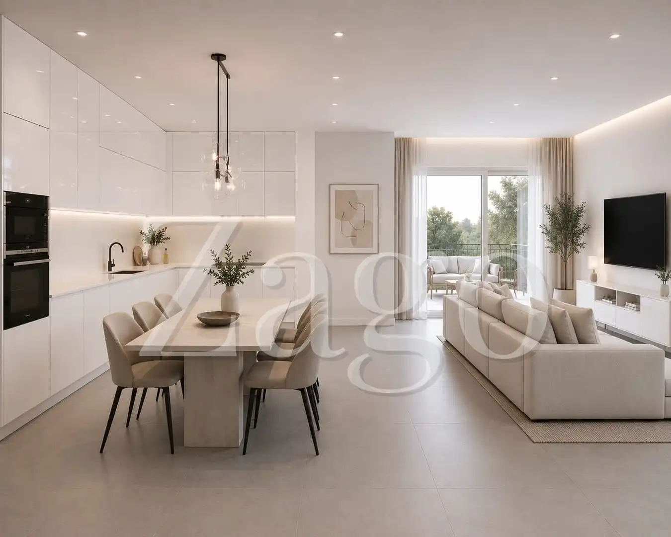 Sala de estar de Casa adosada en venta en Mazarrón Casco Urbano