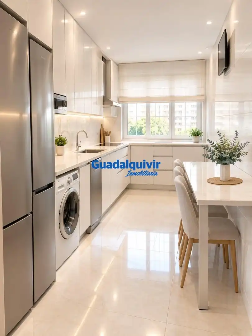 Appartamento con terrazza in vendita a Nervión, imagen 4