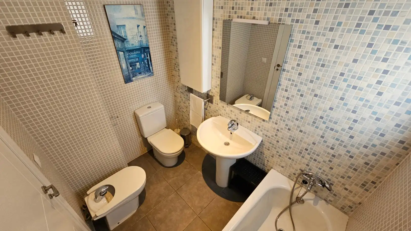 Badezimmer von Dachboden zum Verkauf in Alcalà de Xivert mit Klimaanlage, Heizung und Privatgarten