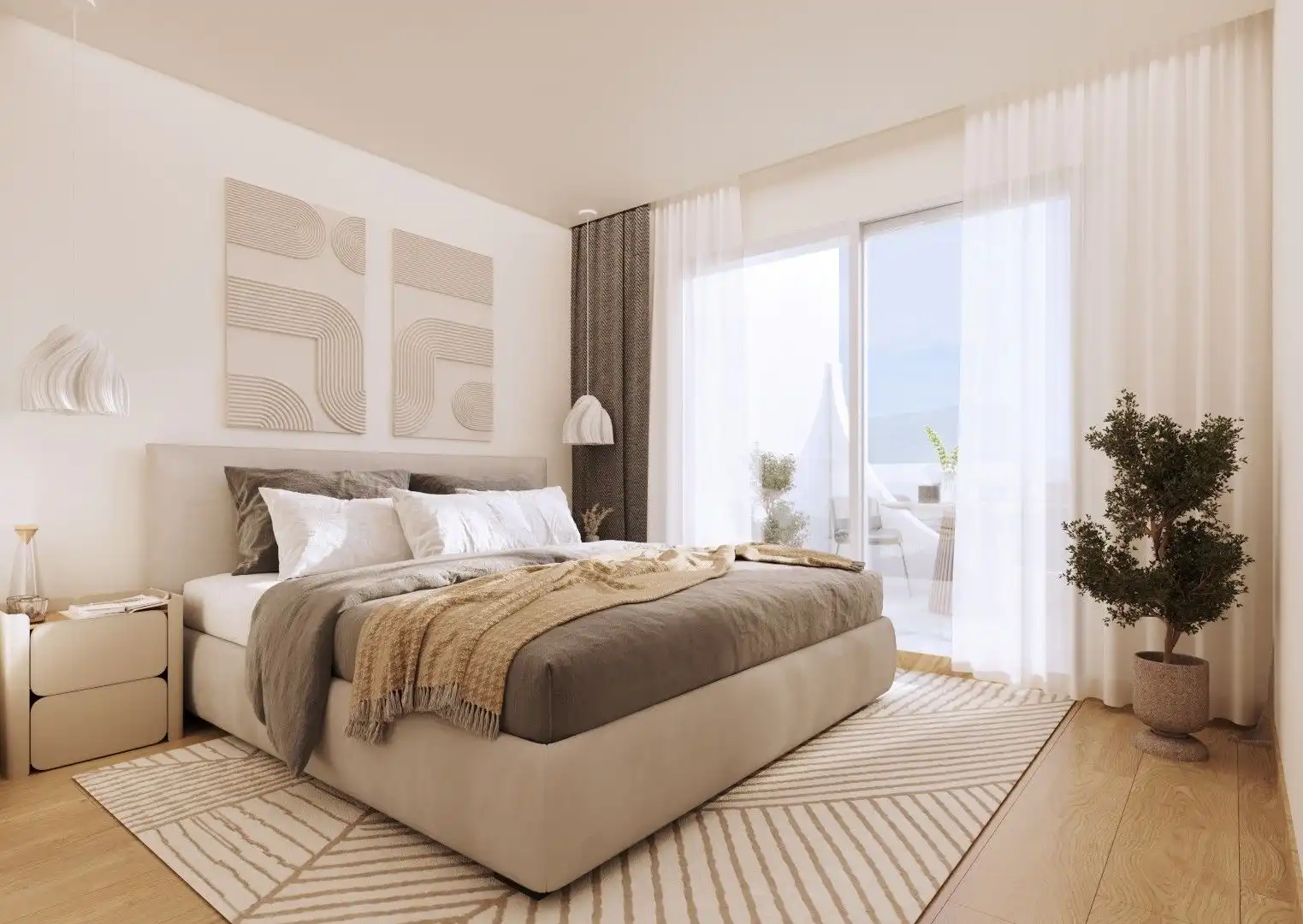 Habitación de Apartamento en venta en Cartagena con Aire acondicionado, Calefacción y Jardín privado