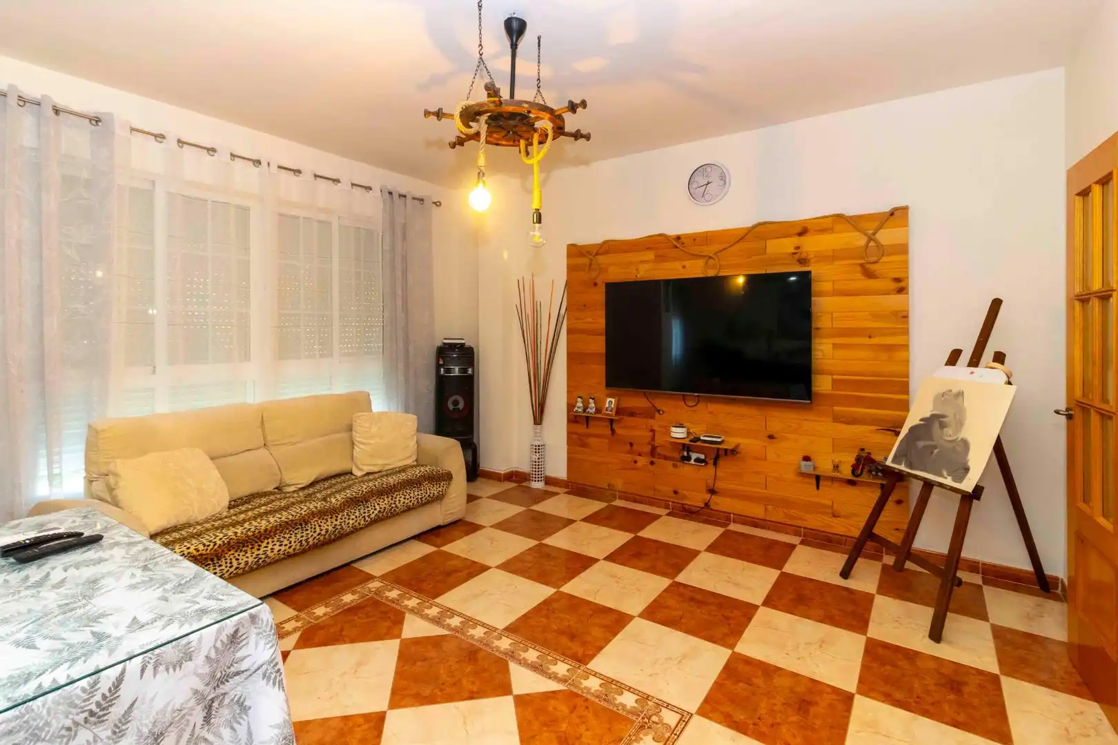 Sala de estar de Casa o chalet en venta en Badajoz con Terraza