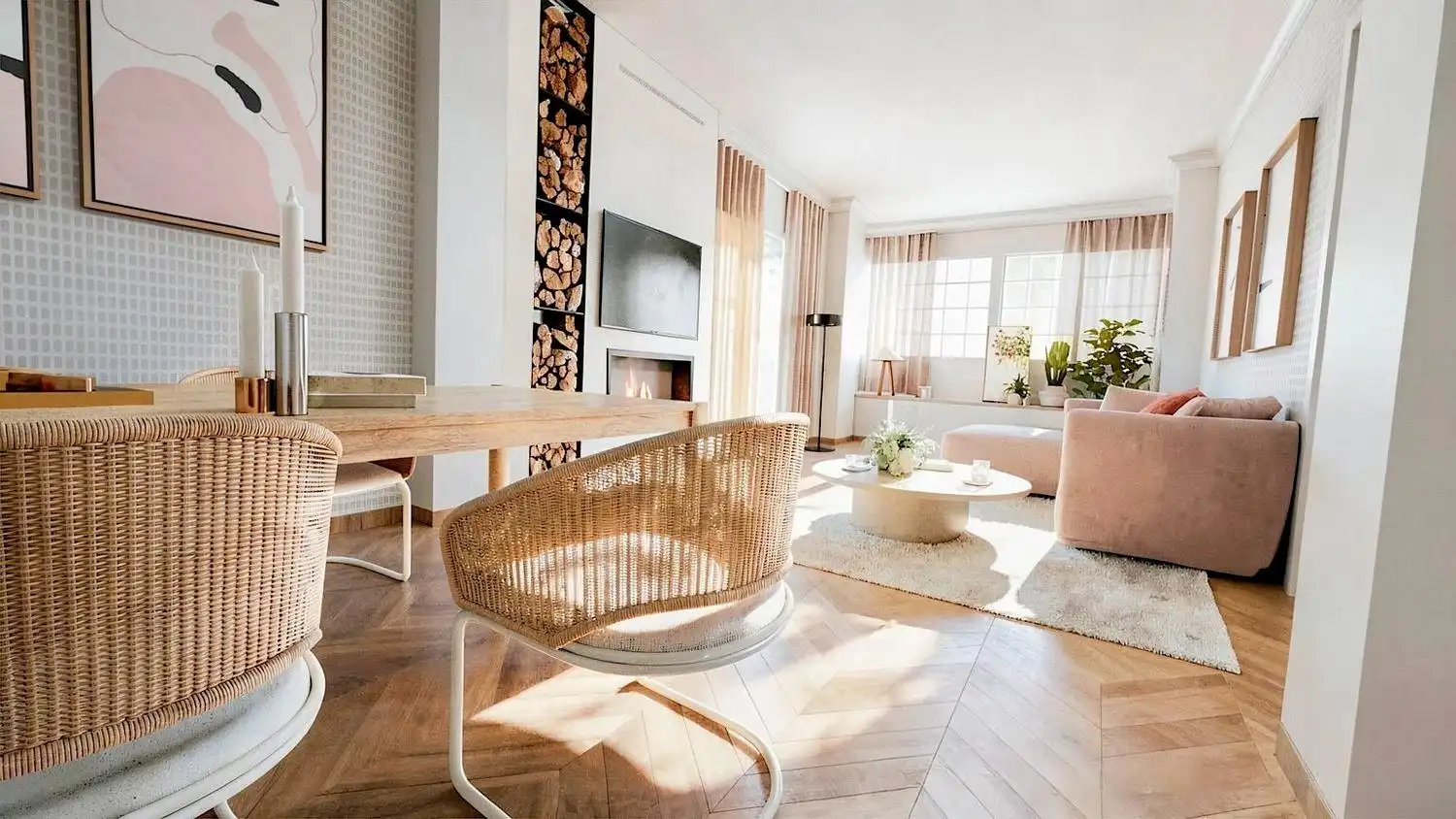 Sala de estar de Piso en venta en Córdoba con Calefacción, Jardín privado y Piscina comunitaria