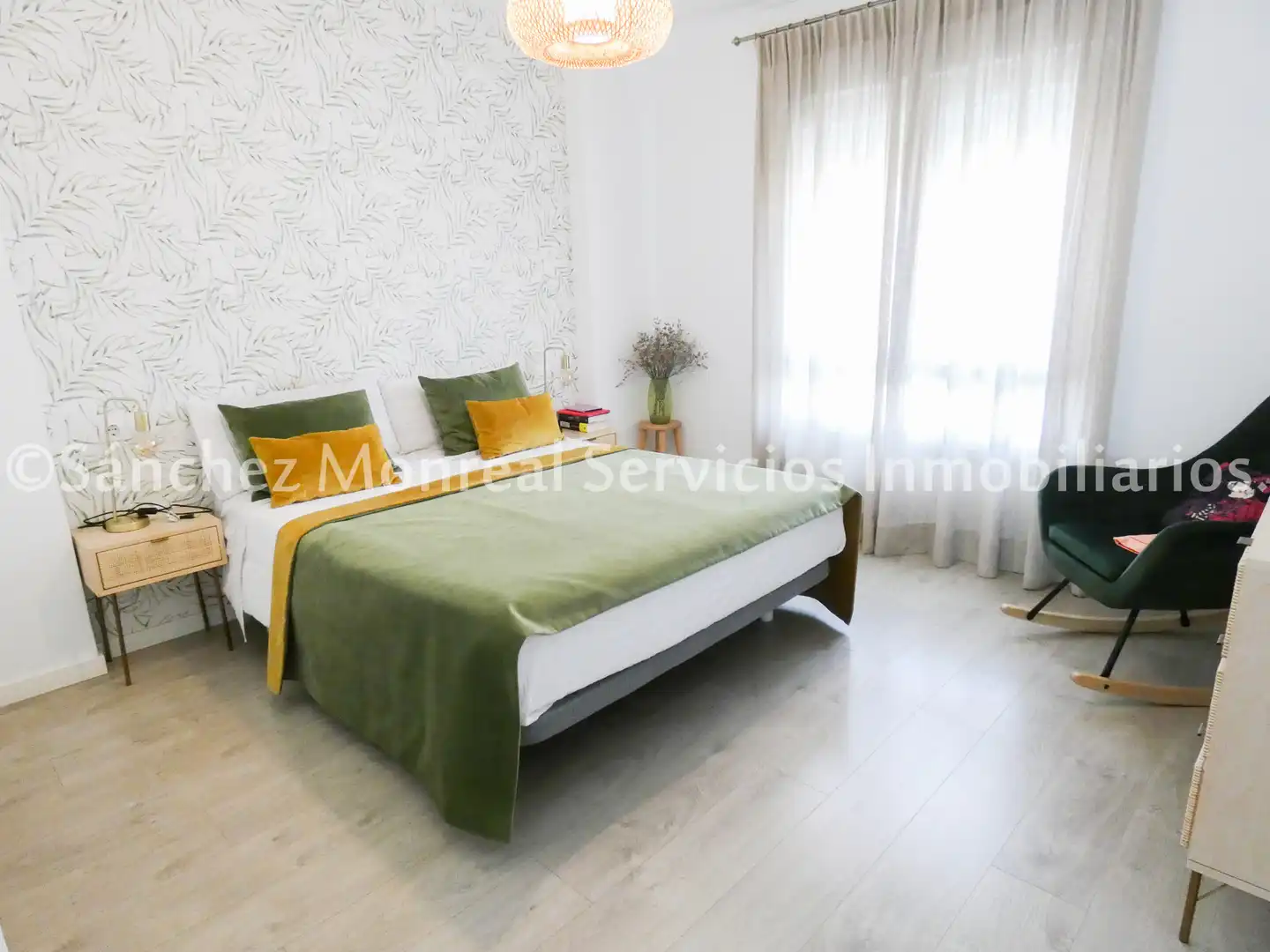 Schlafzimmer von Einfamilien-Reihenhaus zum Verkauf in Alcázar de San Juan mit Klimaanlage und Heizung