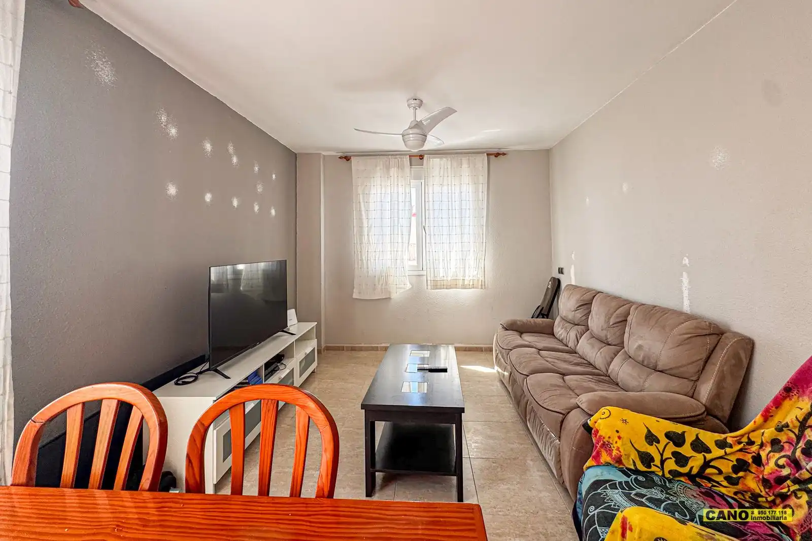 Sala de estar de Piso en venta en Roquetas de Mar con Aire acondicionado y Calefacción