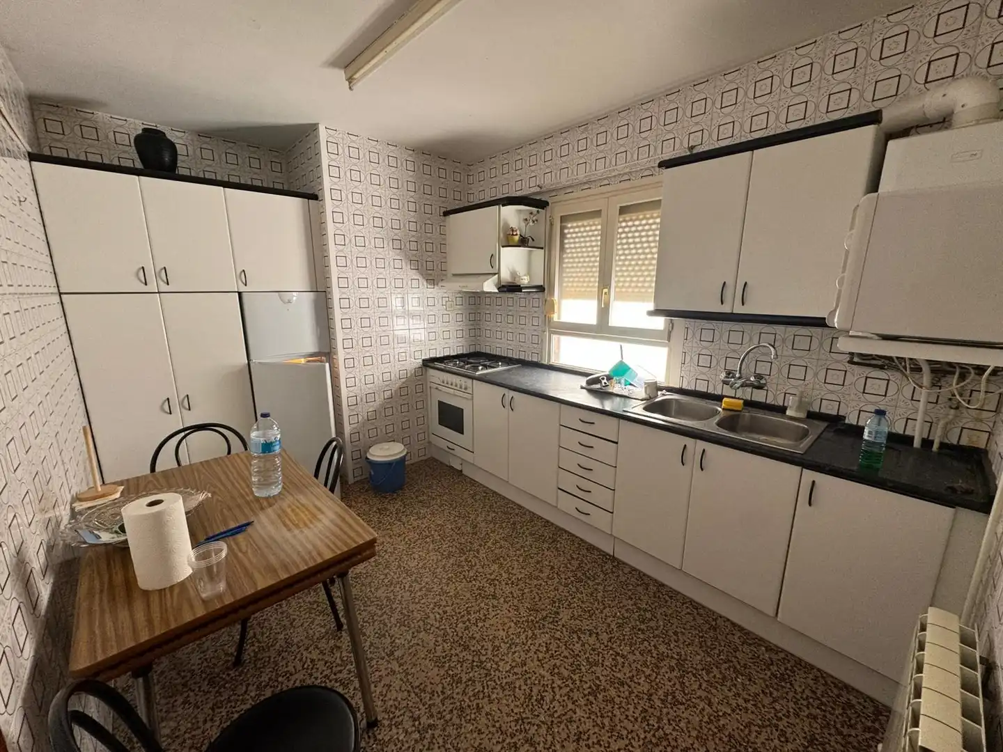 Kitchen of Flat for sale in Binéfar  with Heating, Terrace and Storage room