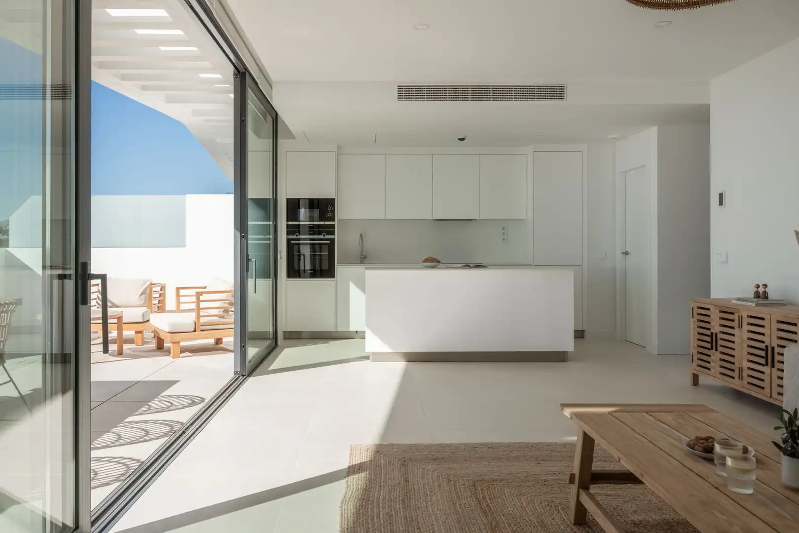 Küche von Dachboden zum Verkauf in Fuengirola mit Terrasse
