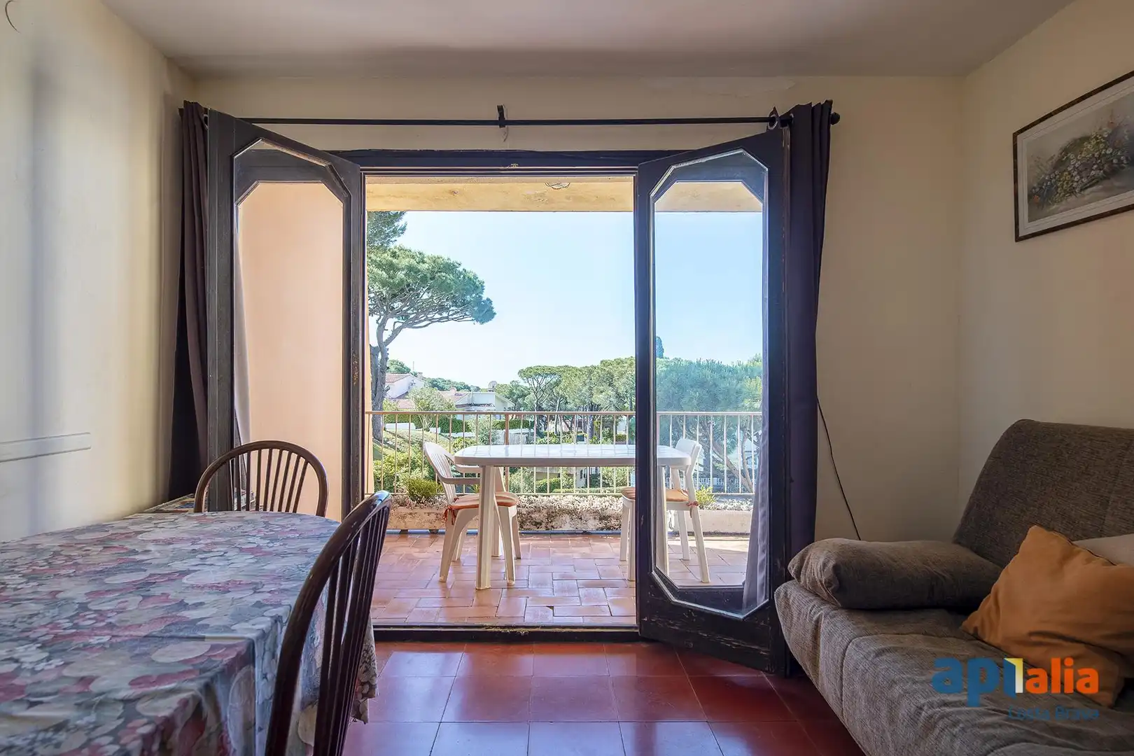 Terrassa de Apartament en venda en Castell d'Aro, Platja d'Aro i s'Agaró amb Jardí privat i Piscina