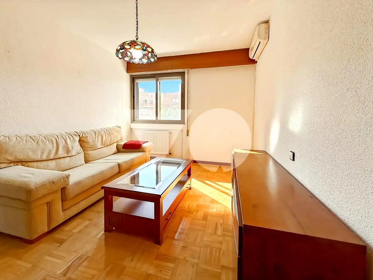 Sala d'estar de Pis de lloguer en Madrid amb Aire condicionat, Calefacció i Terrassa