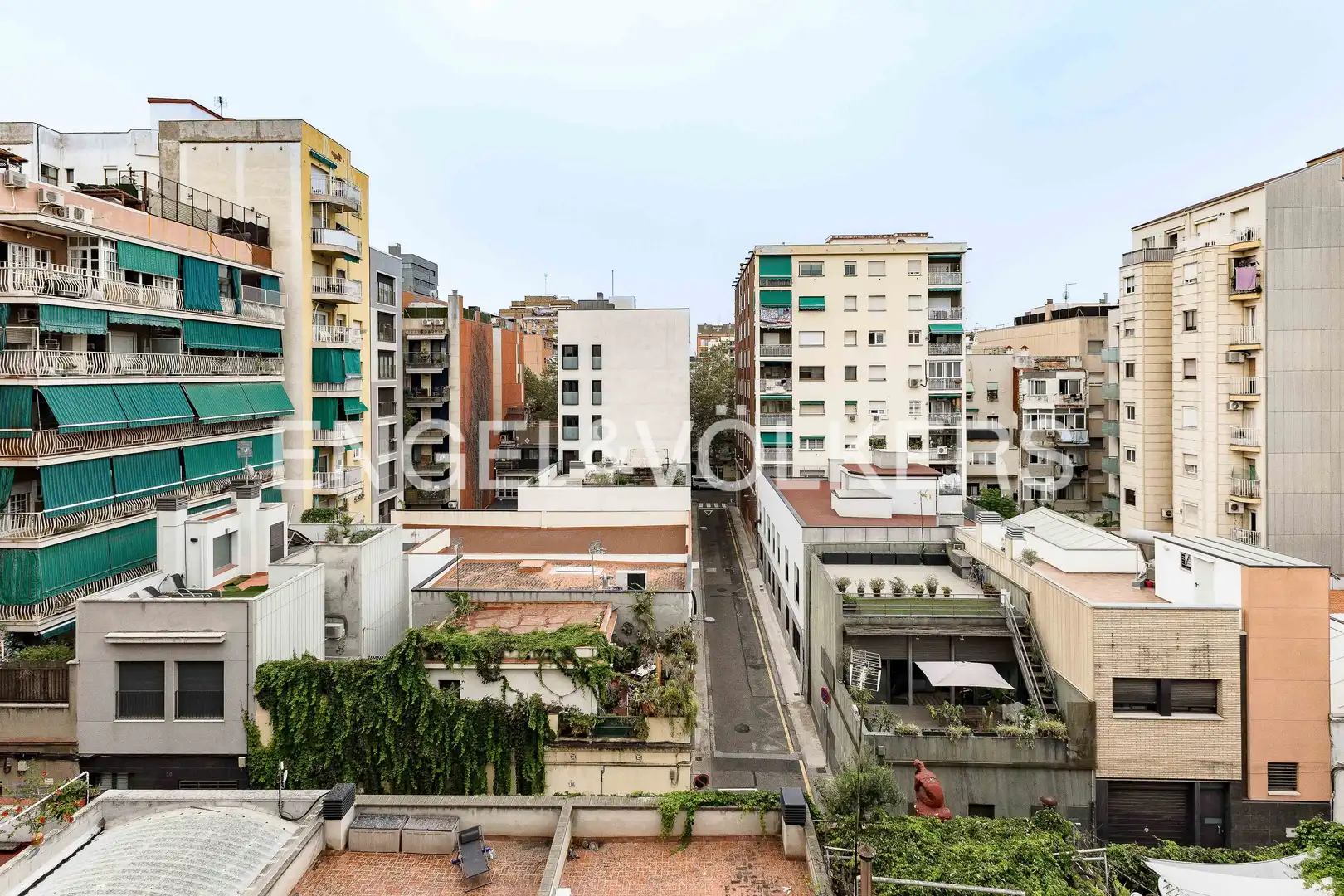 Terraza de Piso de alquiler en Barcelona con Aire acondicionado, Calefacción y Parquet