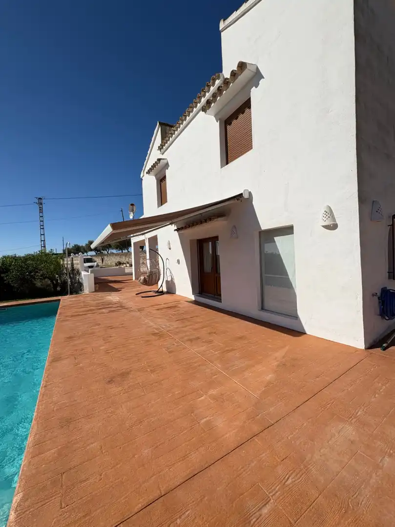 Exterior view of Country homes for rent in Benissa  with Terrace and Swimming Pool