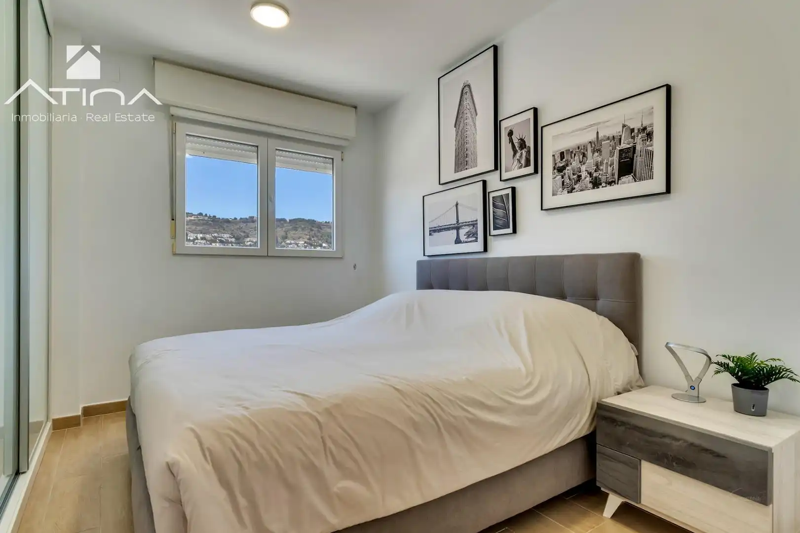 Schlafzimmer von Einfamilien-Reihenhaus zum Verkauf in Jávea / Xàbia mit Klimaanlage, Terrasse und Gemeinschaftspool