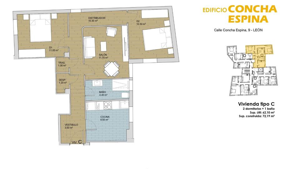 Photo 1 of Flat for sale in Calle Concha Espina, Casco Antiguo, León