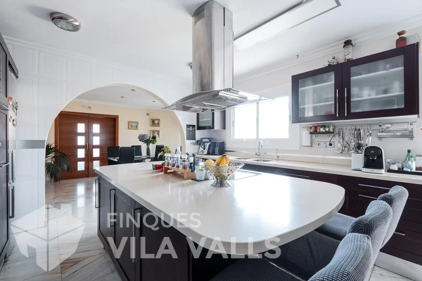 Cocina de Casa o chalet en venta en Caldes de Montbui con Aire acondicionado, Jardín privado y Terraza