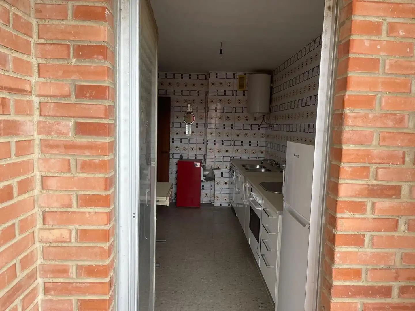 Kitchen of Flat for sale in Saldaña  with Heating, Terrace and Furnished