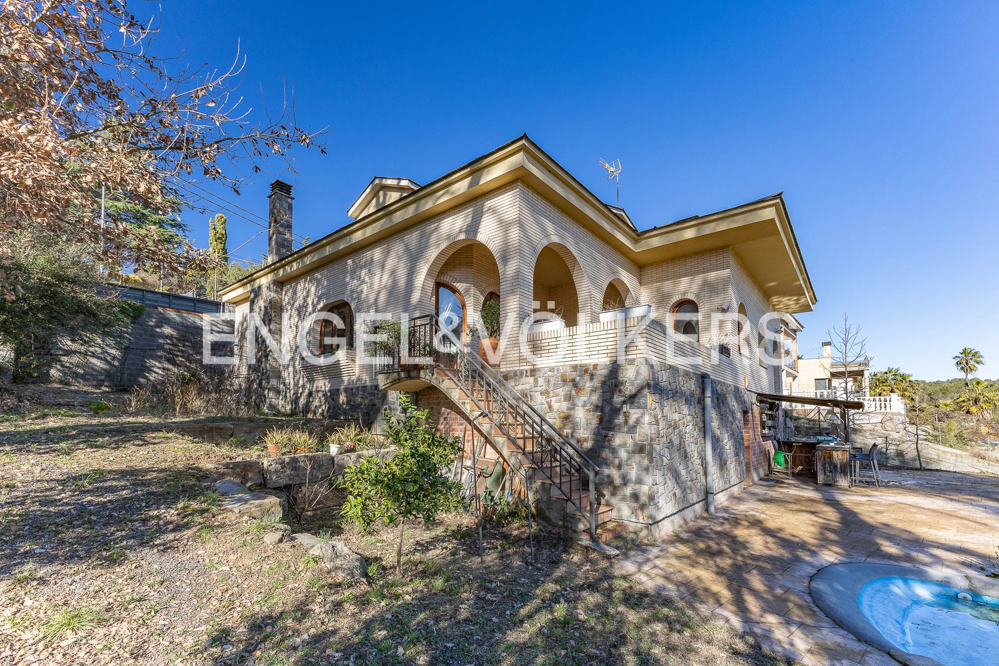 Vista exterior de Casa o chalet en venta en Caldes de Montbui con Calefacción, Jardín privado y Terraza