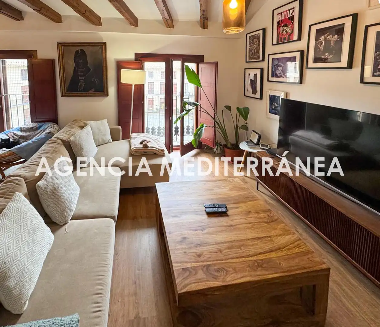 Sala de estar de Piso en venta en Valencia con Aire acondicionado, Calefacción y Balcón