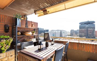 Terrace of Flat to rent in  Barcelona Capital  with Air Conditioner, Heating and Terrace