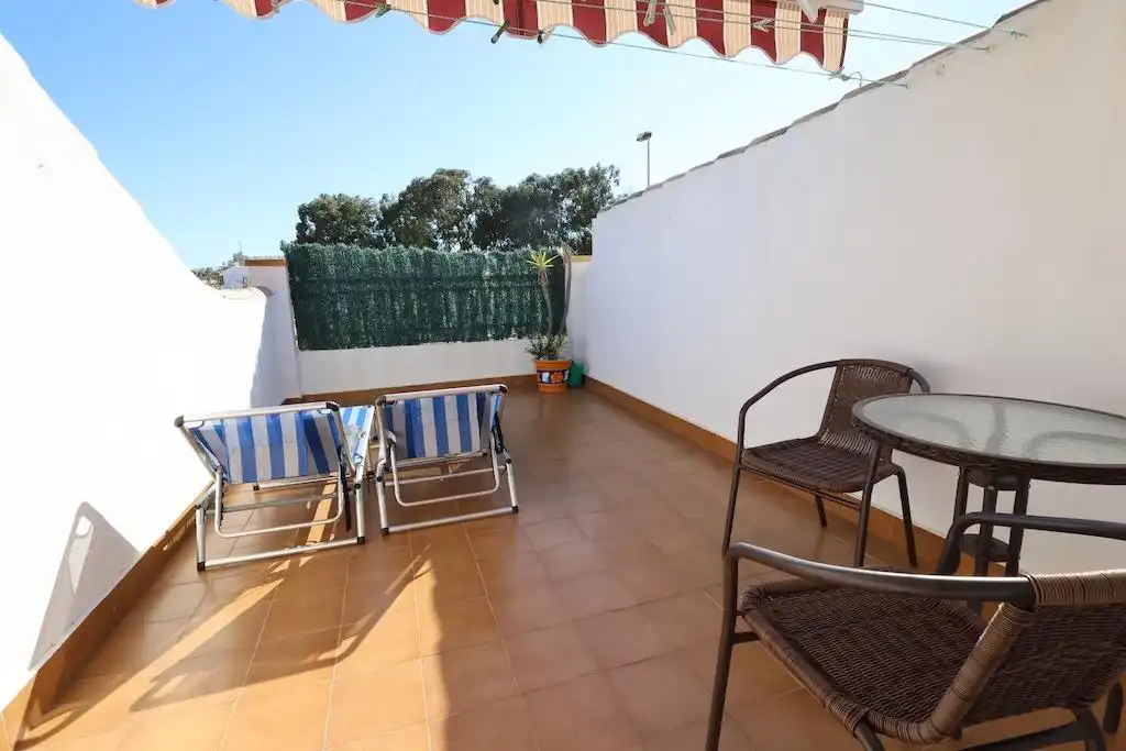 Terrassa de Casa adosada de lloguer en Orihuela amb Aire condicionat, Calefacció i Jardí privat