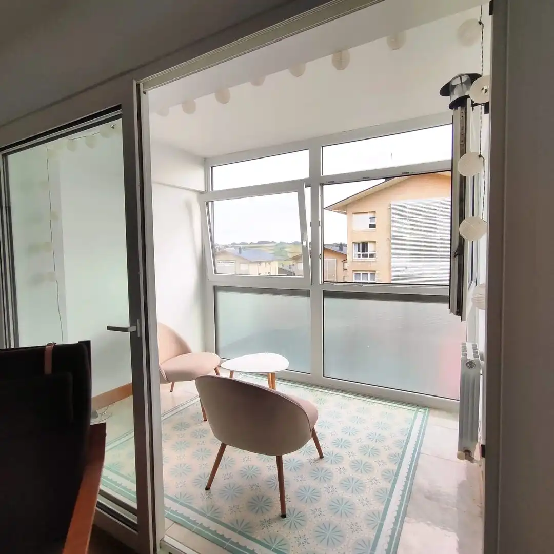 Balcony of Flat for rent in Sopela  with Heating and Swimming Pool