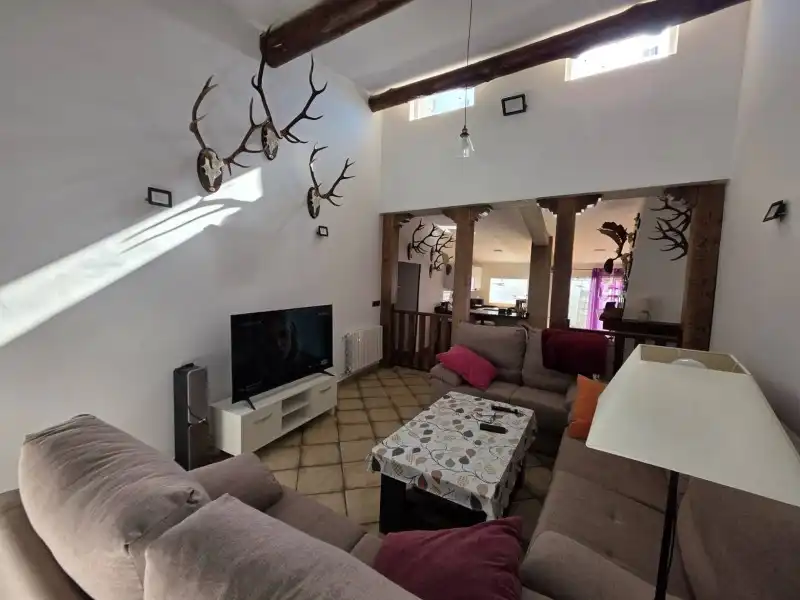 Sala de estar de Casa o chalet en venta en Malpartida de Plasencia con Aire acondicionado y Jardín privado