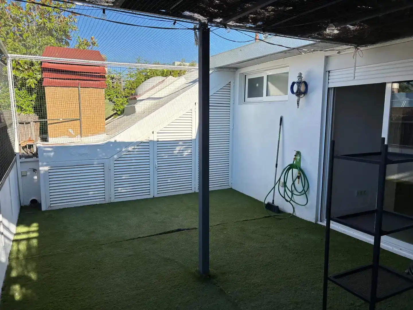 Terrasse von Maisonette zur Miete in  Madrid Capital mit Klimaanlage und Schwimmbad