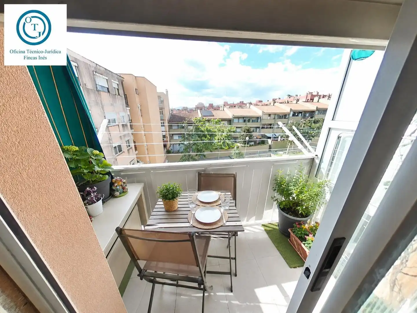 Terrasse von Wohnung zum Verkauf in Mollet del Vallès mit Klimaanlage und Balkon