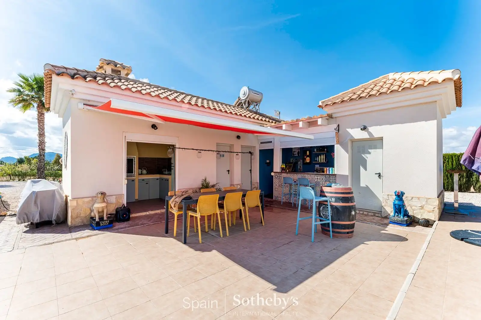 Terraza de Casa o chalet en venta en Sax con Aire acondicionado, Calefacción y Jardín privado