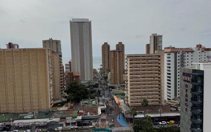 Vista exterior de Apartament en venda en Benidorm amb Aire condicionat, Jardí privat i Terrassa