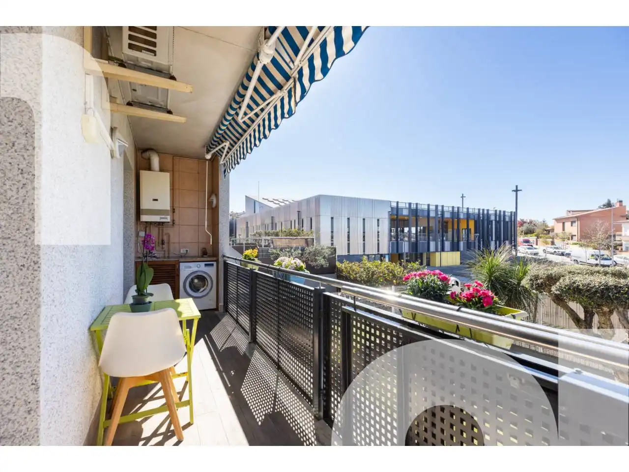 Terrasse von Wohnung zum Verkauf in Les Franqueses del Vallès mit Klimaanlage, Heizung und Privatgarten