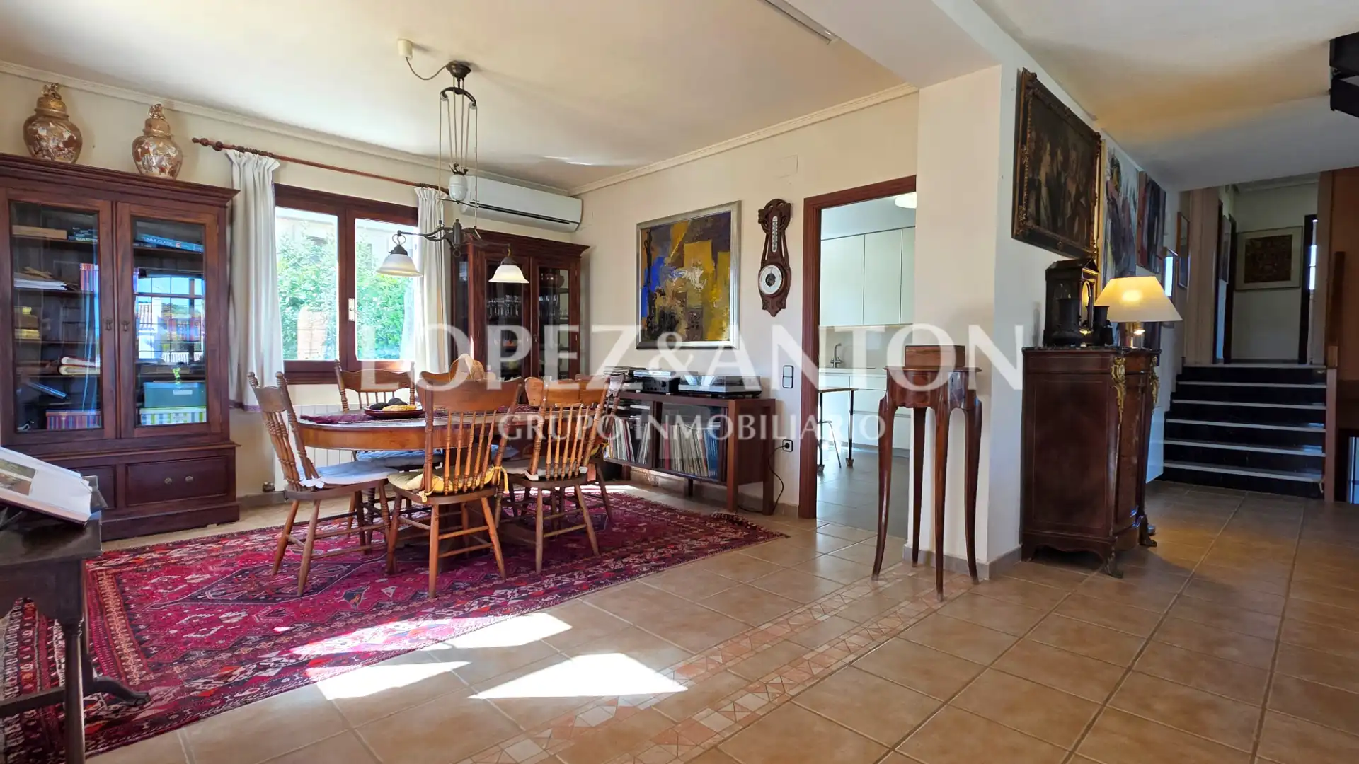 Dining room of Houses for sale in L'Eliana  with Air Conditioner, Heating and Private garden