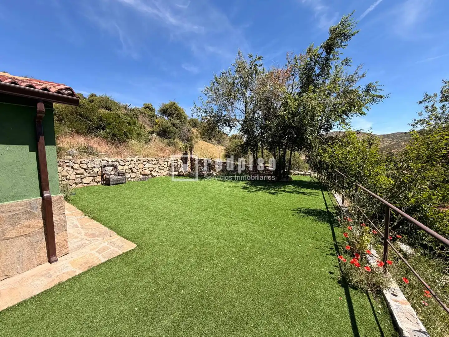 Jardín de Casa o chalet en venta en Santa María de la Alameda con Aire acondicionado, Calefacción y Trastero