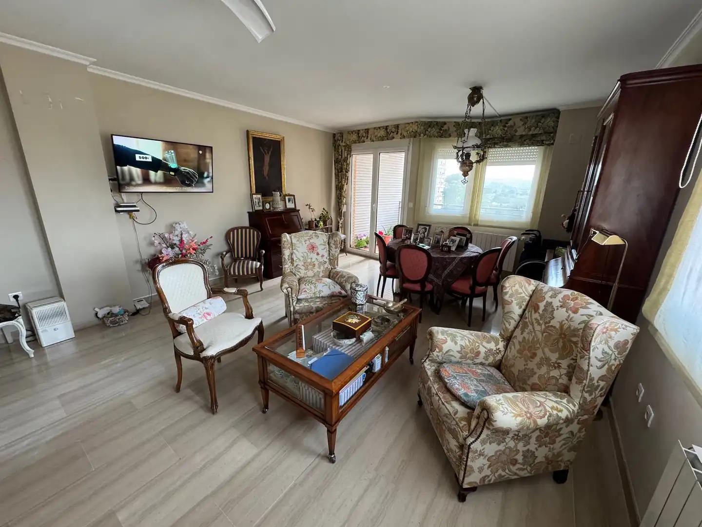 Sala d'estar de Pis de lloguer en Villena amb Aire condicionat, Calefacció i Balcó