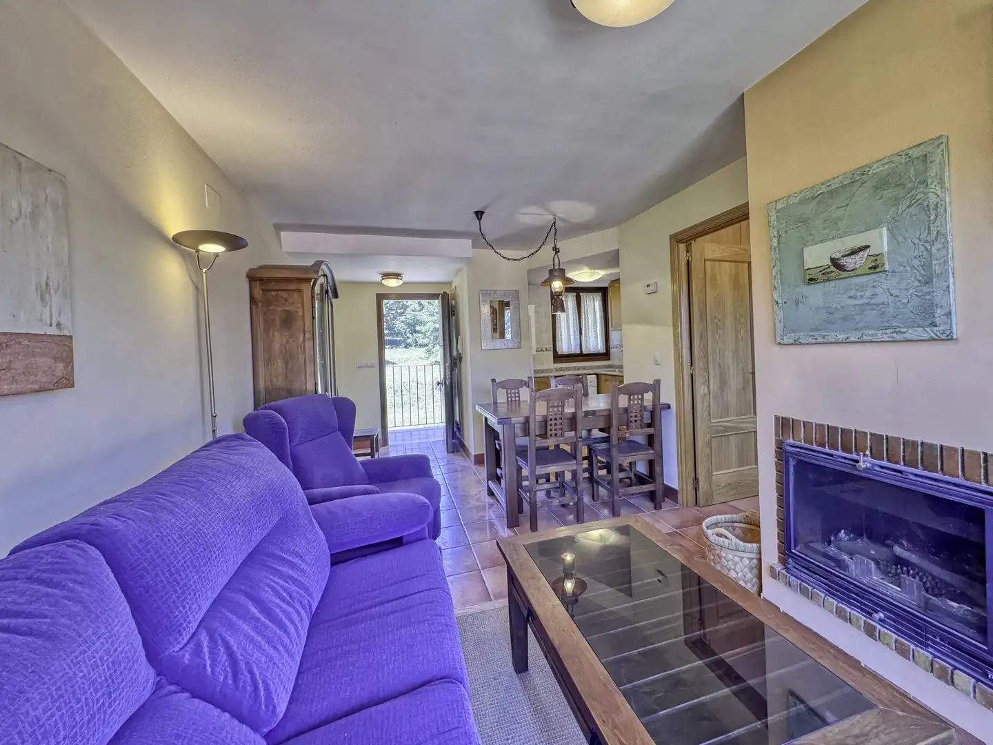 Sala de estar de Piso en venta en Alcalá de la Selva con Calefacción