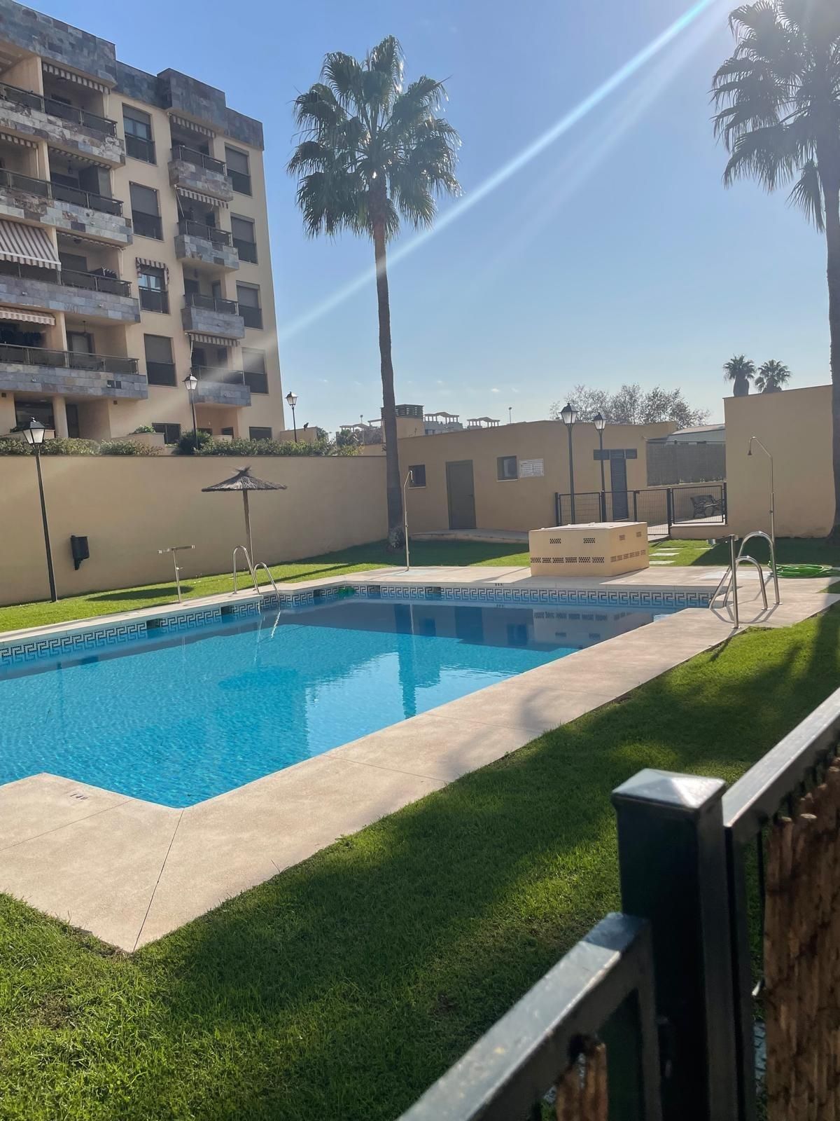 Swimming pool of Flat for sale in Algeciras  with Private garden, Terrace and Community pool