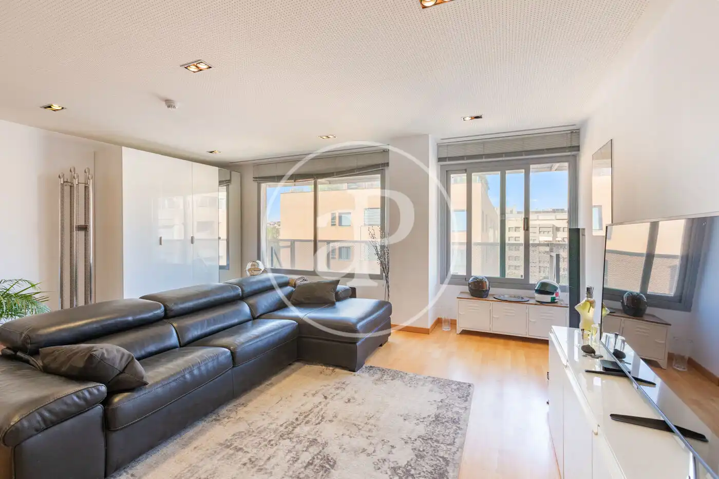 Living room of Attic for sale in San Sebastián de los Reyes  with Air Conditioner, Heating and Terrace