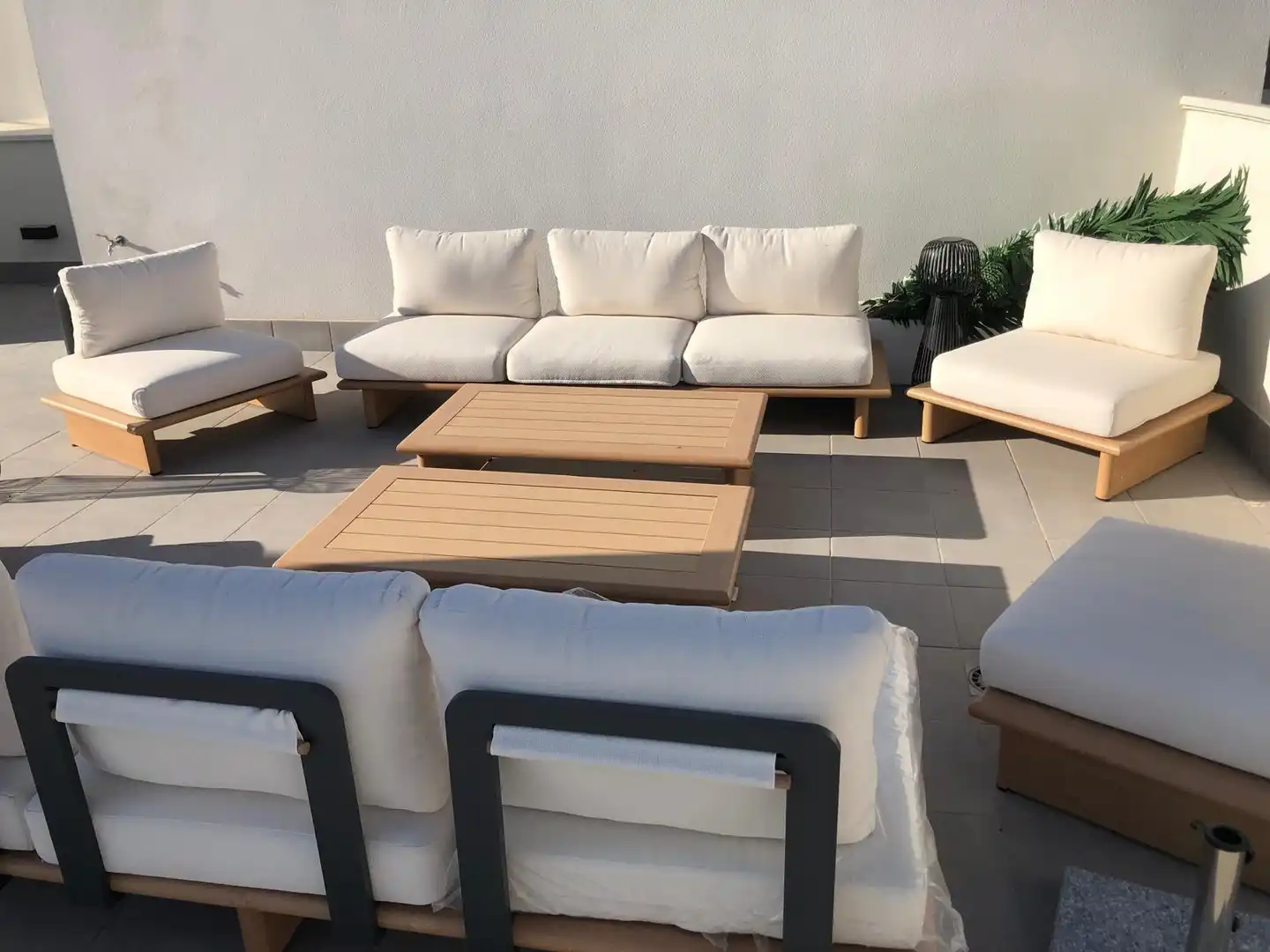 Terrace of Flat for rent in Mijas  with Air Conditioner, Heating and Private garden