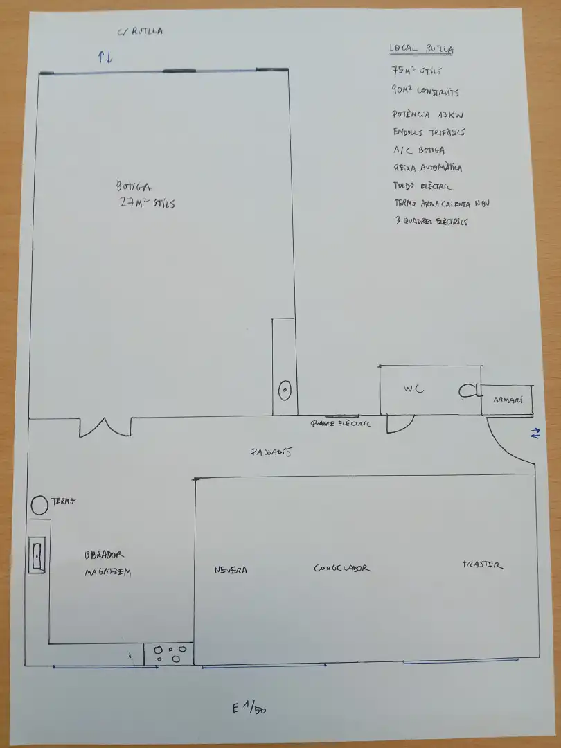 Business premises for sale in Carrer de la Rutlla, imagen 33