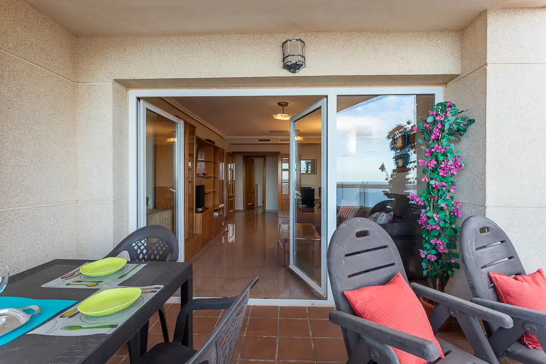 Terrace of Flat for rent in El Campello  with Air Conditioner, Heating and Terrace
