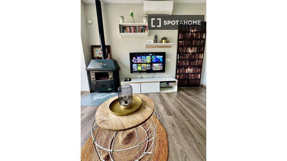 Sala de estar de Piso de alquiler en Rubí con Aire acondicionado, Calefacción y Amueblado