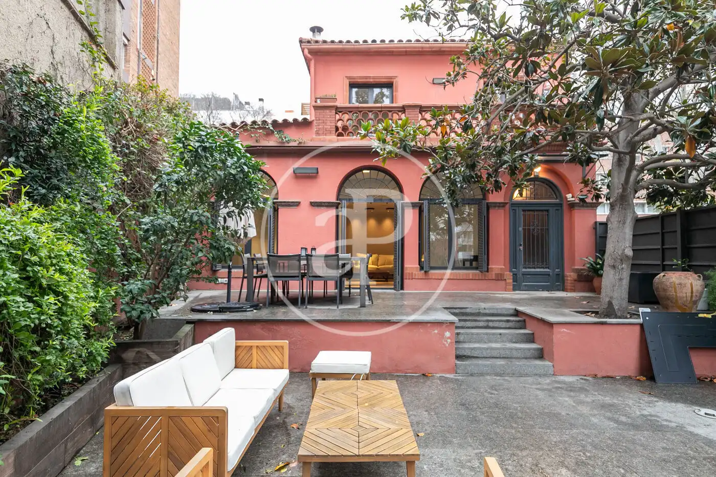 Terrasse von Wohnung zur Miete in Sarrià - Sant Gervasi