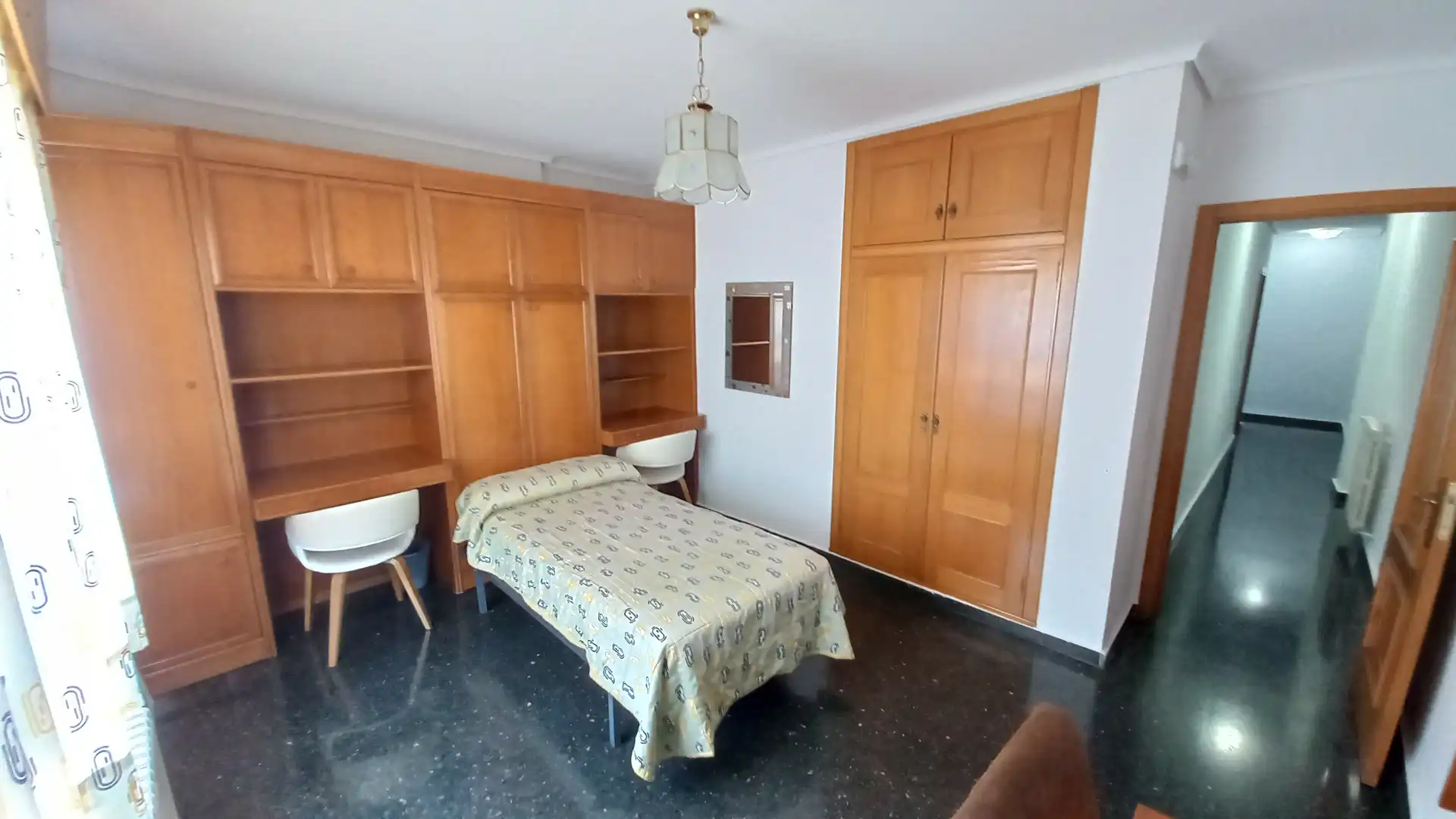 Bedroom of Flat for rent in Albacete  with Air Conditioner, Heating and Furnished